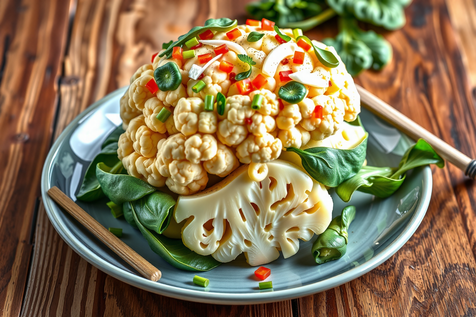 Plato saludable con coliflor – descubre sus beneficios y cómo cocinar este superalimento